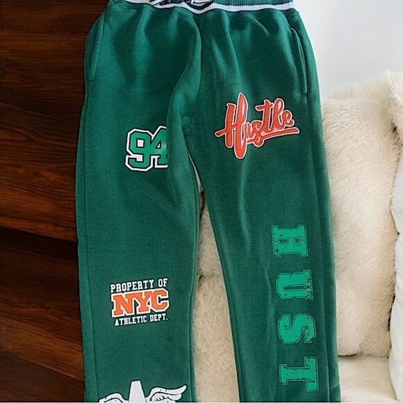 Public Supply Athletic wear l Green Hustle Sweatpants l Drawstring l M l EUC - Picture 3 of 15